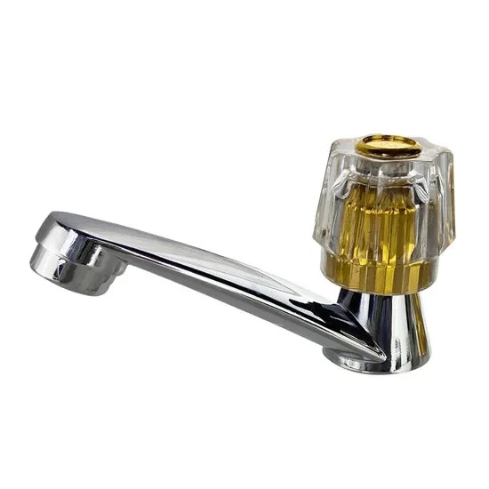 Deck Mounted Zinc Basin Faucet